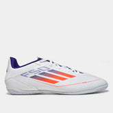 Chuteira Futsal Adidas F50 Club Unissex - Branco+Vermelho