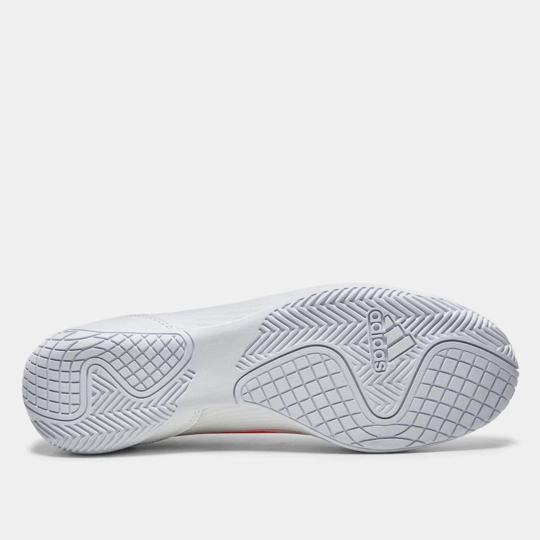 Chuteira Futsal Adidas F50 Club Unissex - Branco+Vermelho