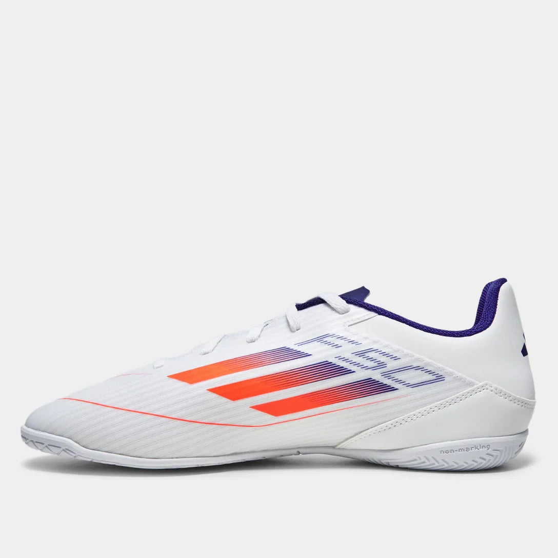 Chuteira Futsal Adidas F50 Club Unissex - Branco+Vermelho