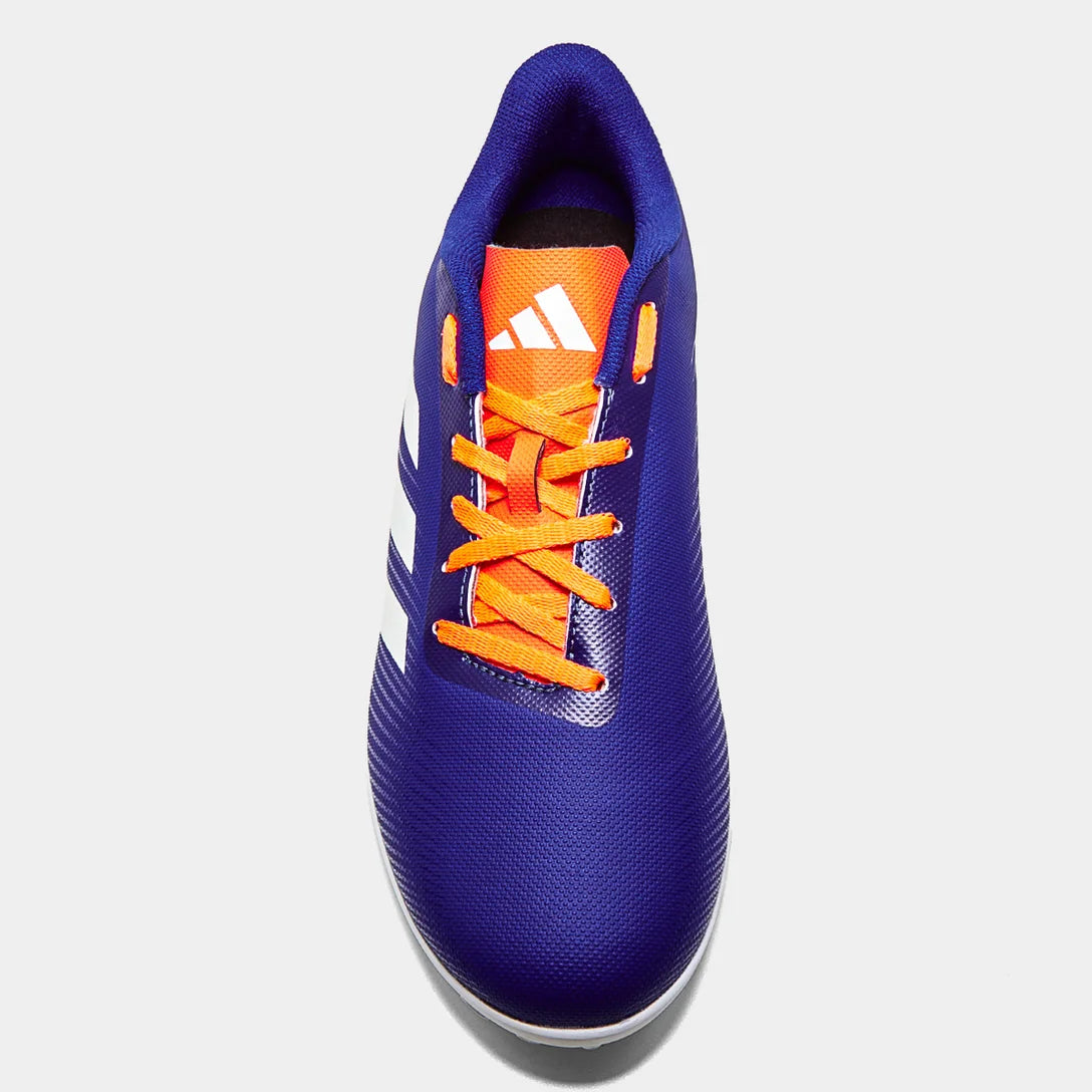 Chuteira Society Adidas Predator Artilheira 24 Unissex - Azul+Branco