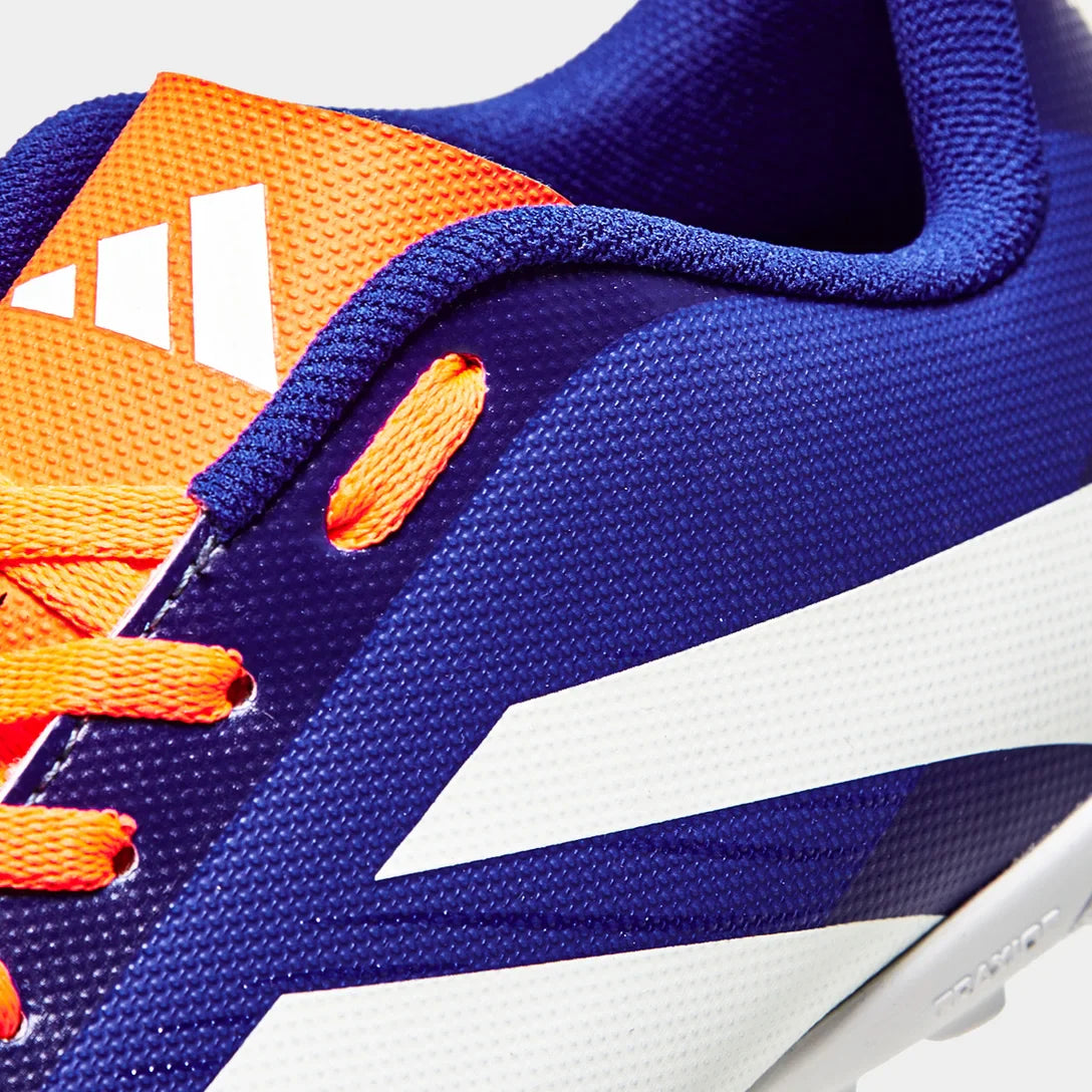 Chuteira Society Adidas Predator Artilheira 24 Unissex - Azul+Branco