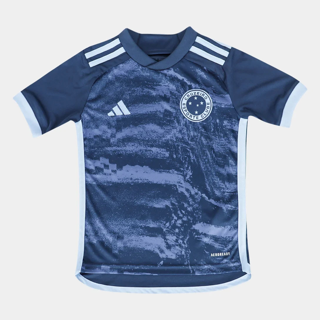Camisa Cruzeiro Infantil III 24/25 s/n° Torcedor Adidas - Azul