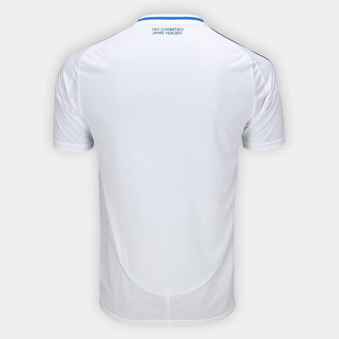 Camisa Cruzeiro II 25/26 s/n Torcedor Adidas Masculina - Branco+Azul