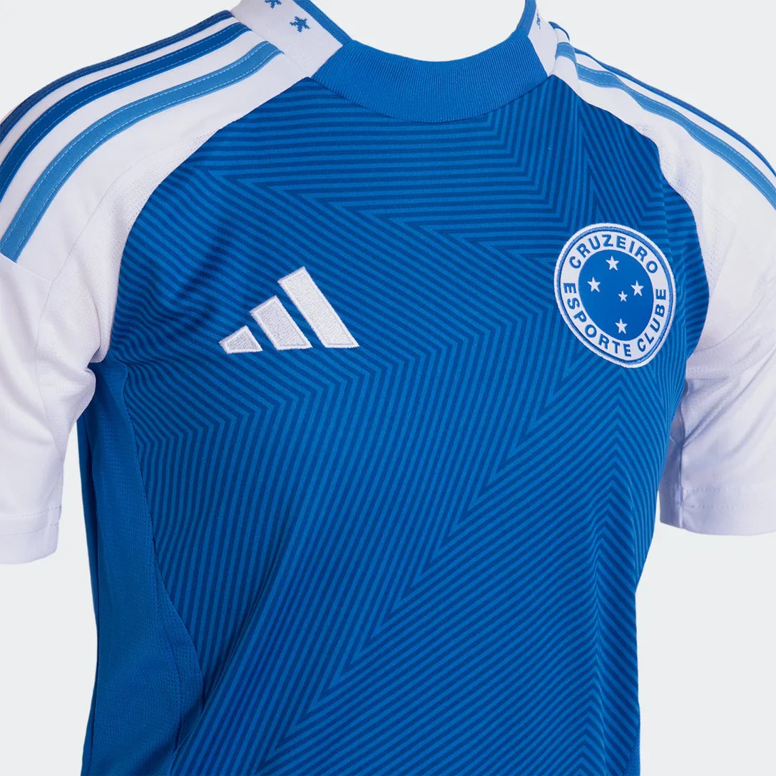 Camisa Cruzeiro Infantil I 25/26 s/n Torcedor Adidas - Azul