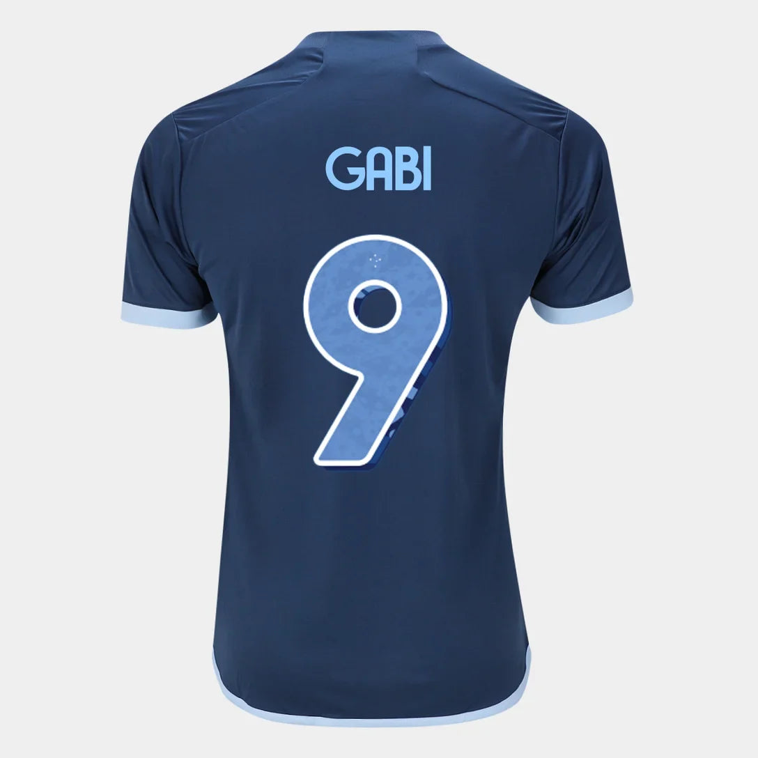 Camisa Cruzeiro III 24/25 - Gabi N° 9 - Torcedor Adidas Masculina - Azul