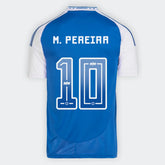 Camisa Cruzeiro I 25/26 - M. Pereira nº 10 - Torcedor Adidas Masculina - Azul