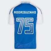 Camisa Cruzeiro I 25/26 - Rodriguinho nº 75 - Torcedor Adidas Masculina - Azul