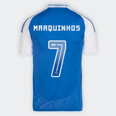 Camisa Cruzeiro I 25/26 - Marquinhos nº 7 - Torcedor Adidas Masculina - Azul