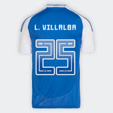 Camisa Cruzeiro I 25/26 - L. Villalba nº 25 - Torcedor Adidas Masculina - Azul