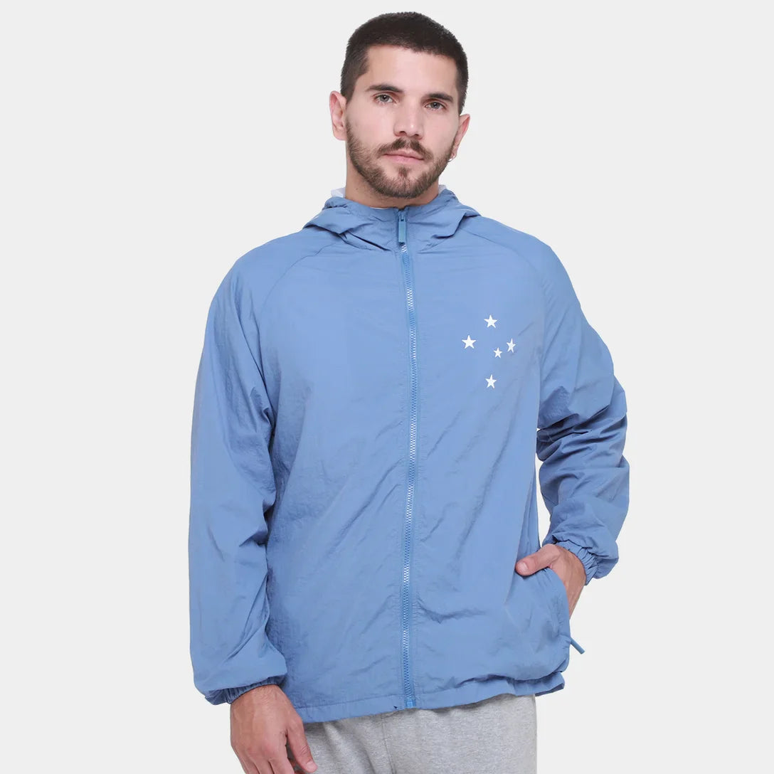 Jaqueta Cruzeiro Braziline Masculina - Azul