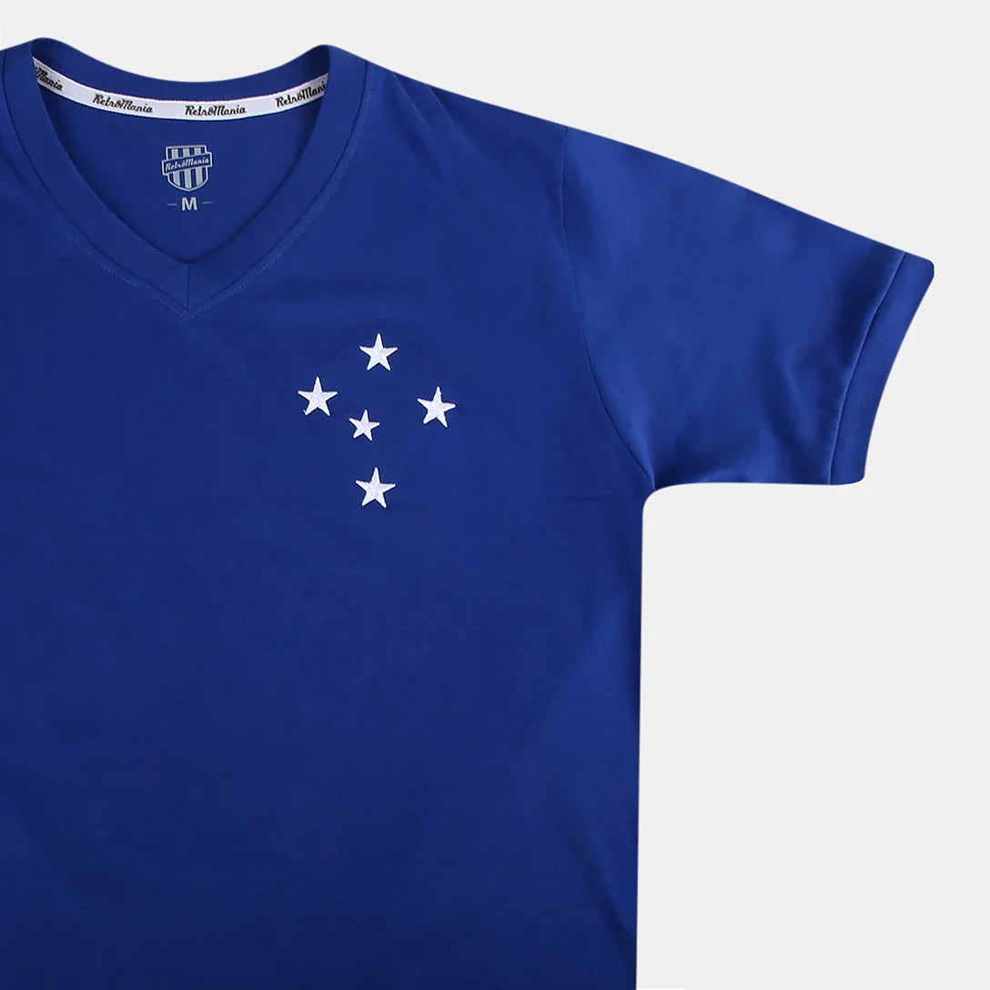 Camisa Cruzeiro RetrôMania Libertadores 1976 I Masculina - Azul