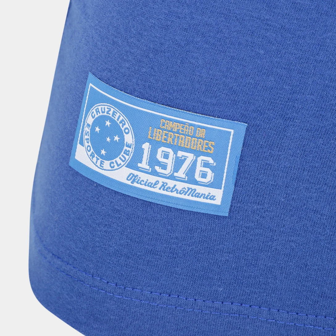 Camisa Cruzeiro RetrôMania Libertadores 1976 I Feminina - Azul