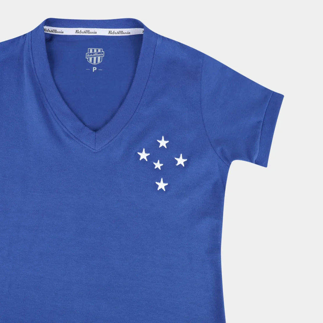 Camisa Cruzeiro RetrôMania Libertadores 1976 I Feminina - Azul