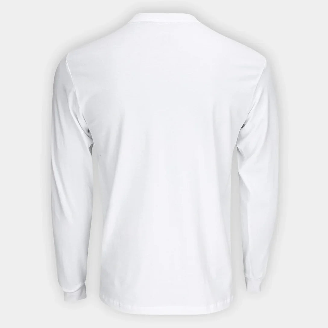 Camisa Cruzeiro RetrôMania Libertadores 1976 Manga Longa Masculina - Branco