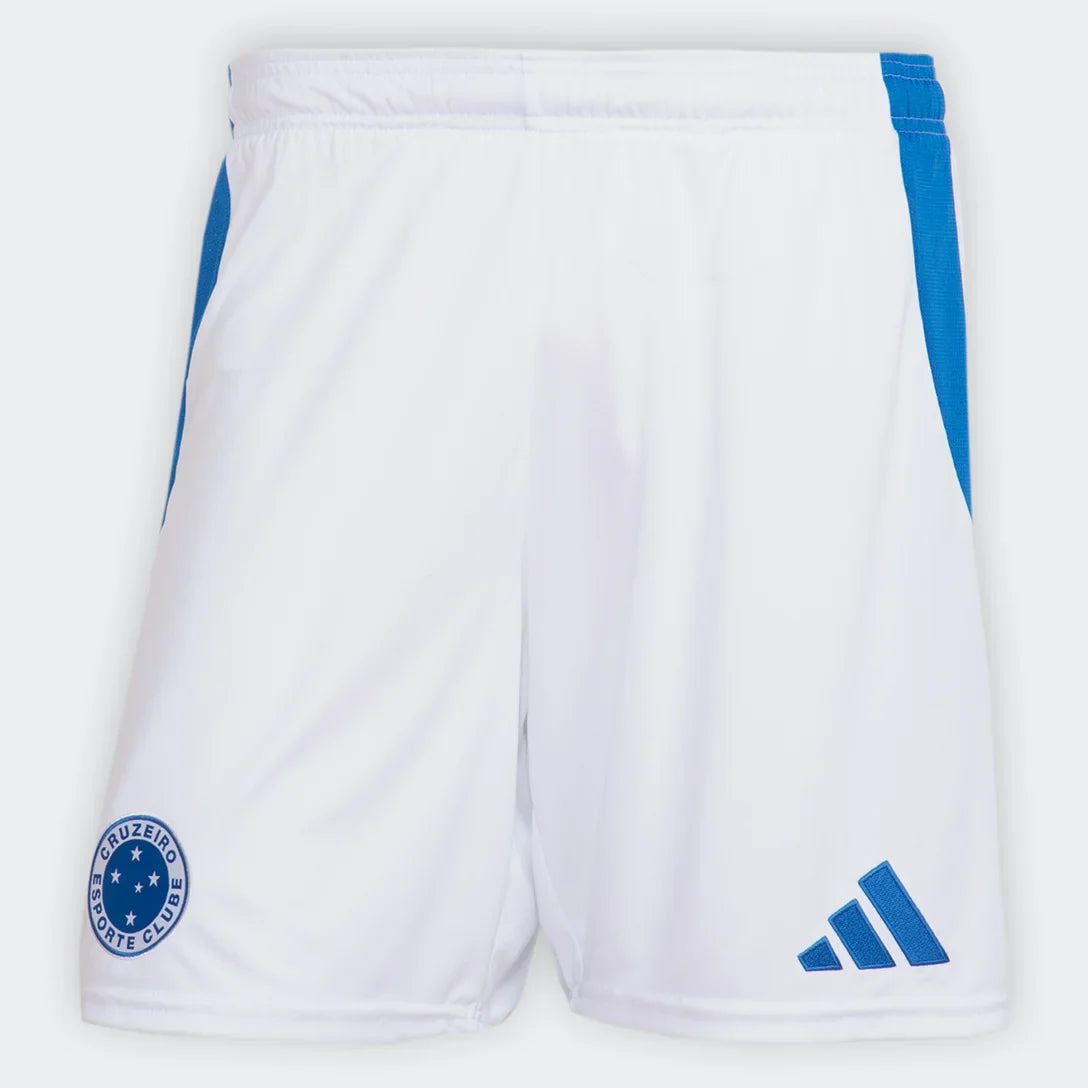 Calção Cruzeiro I 25/26 Adidas Masculino - Branco