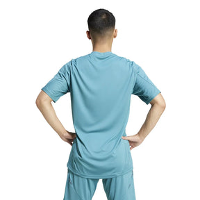 Camisa Cruzeiro 25/26 Treino Adidas Masculina - Azul Turquesa+Branco