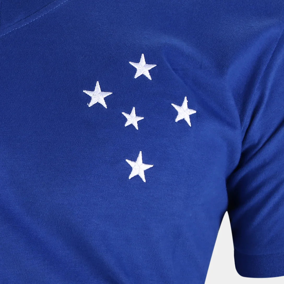 Camisa Cruzeiro RetrôMania Libertadores 1976 I Masculina - Azul